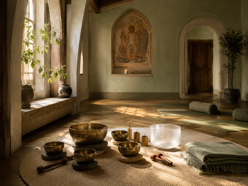 Klangschalen-Yoga Retreat: Was dich erwartet und wie es wirkt
